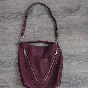 Rebecca Minkoff Burgundy Shoulder Bag
